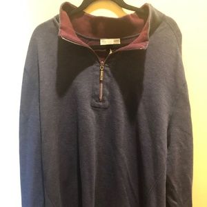 Tommy Bahama Large 1/4 zip Sweatshirt New with Tags